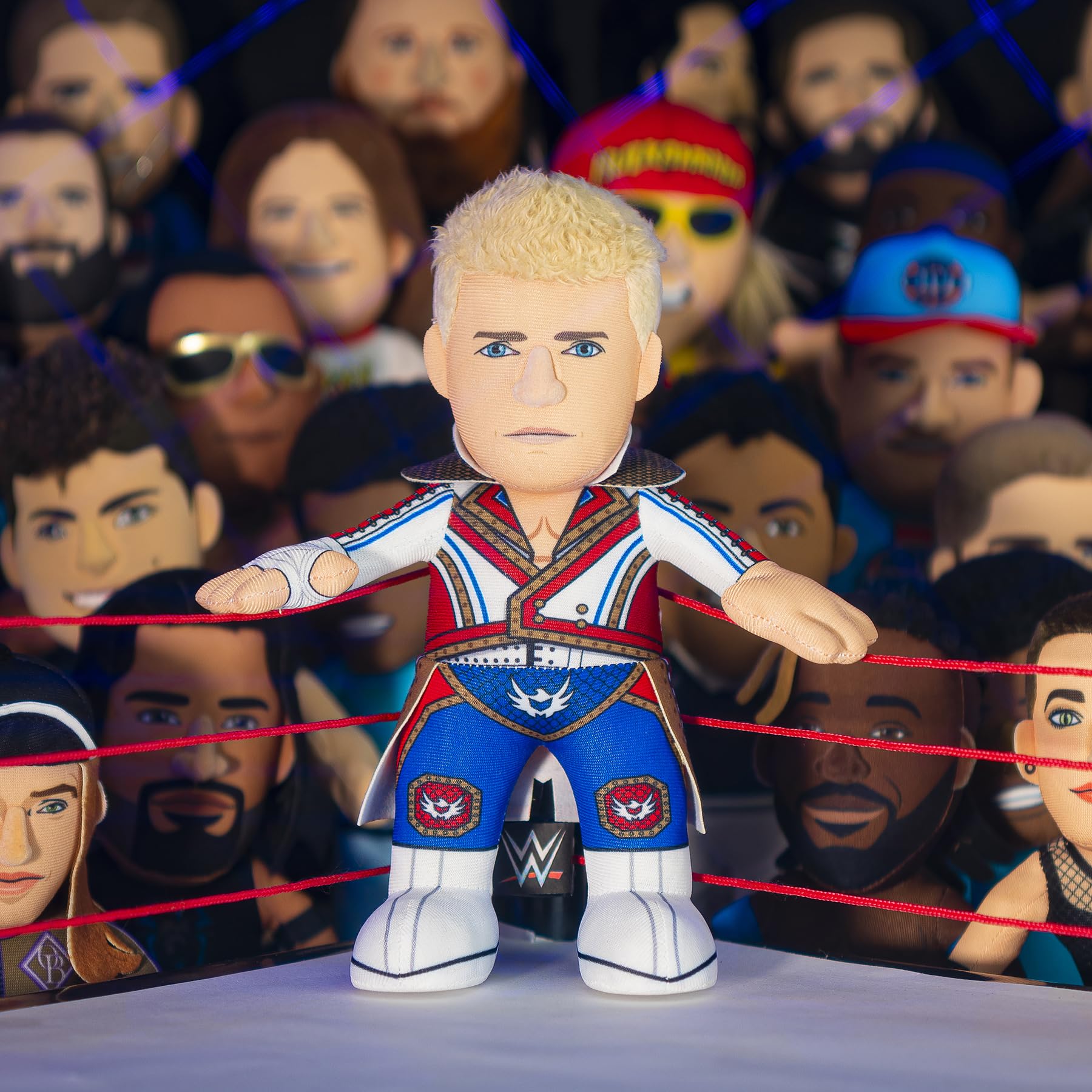 WWE フィギュア&ぬいぐるみ Amazon.com: Bleacher Creatures WWE Superstar Cody Rhodes 10
